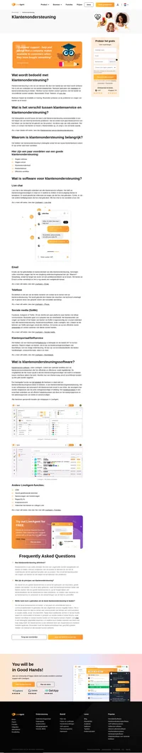 Klantenondersteuning is een reeks diensten die door een bedrijf aan de klant worden geleverd. Het is ook een onderdeel van klantenrelatiebeheer.