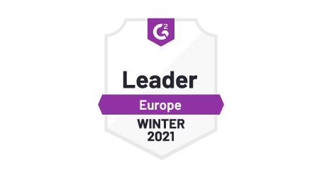 G2-badge leider in Europa in live chat en helpdesk