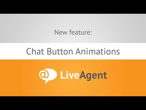 Youtube video: Chat Button Animations  www.liveagent.com