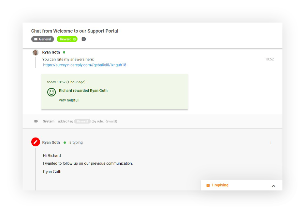 Vertegenwoordiger-conflictdetectie-LiveAgent