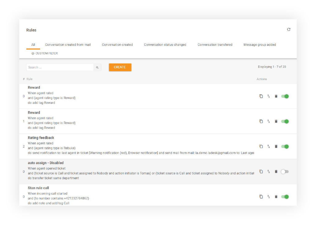 Regels-functie-LiveAgent