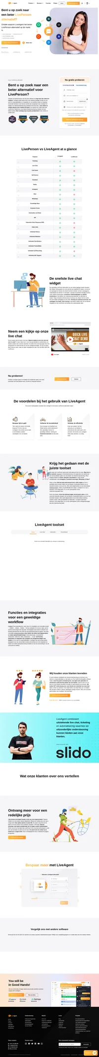 Bent u op zoek naar een beter alternatief voor LivePerson? Denk eens aan LiveAgent, bekroonde helpdesk software met meerdere kanalen.