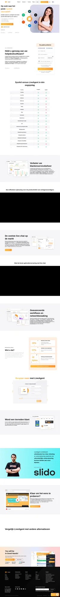 LiveAgent is een perfect alternatief voor SysAid. Lees meer over onze helpdesk en start vandaag nog uw gratis proefperiode.