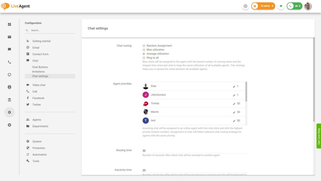 gratis-klantenbeheersoftware-chatroutering-LiveAgent
