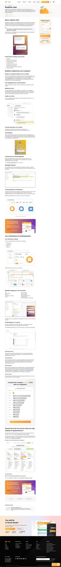 Verbeter uw klantenervaring met een eenvoudige live chatknop op uw website. Bekijk alle functies en voordelen die live chat biedt.