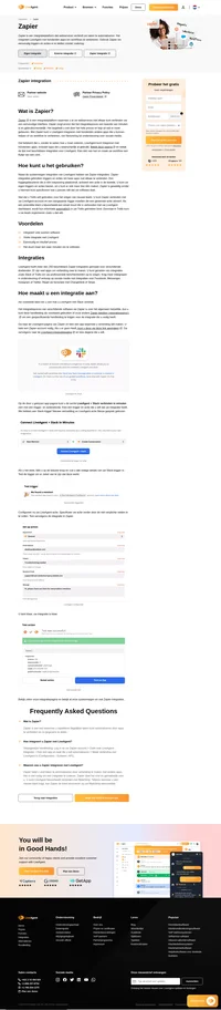Breng uw webservices samen met uw helpdesk software met de integratie van Zapier voor LiveAgent. Zapier kan een groot aantal apps met elkaar verbinden.