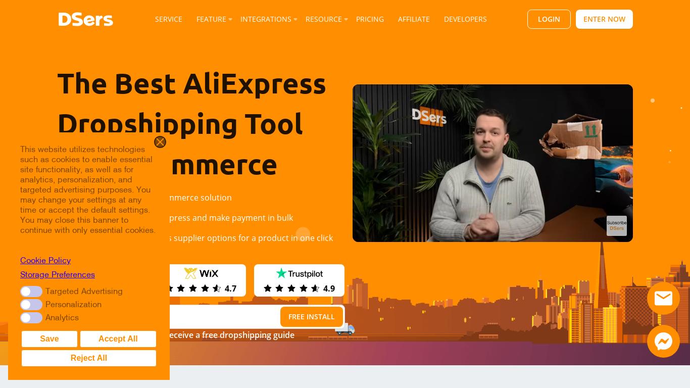 With the ultimate guide & solution by DSers, dropshipping with AliExpress is easy. It helps you find best suppliers, place 100s order in bulk, maximize profits...