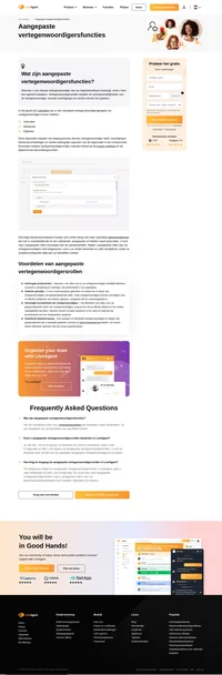 In LiveAgent heeft elke gebruiker een rol: een beheerder, een eigenaar, een vertegenwoordiger. Als er een agent is die specifieke verantwoordelijkheden heeft, moet er een aangepaste functie worden gemaakt.