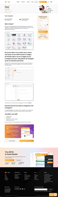 Swan is snel ontwikkelende Slowaakse telecommunicatiedienstverlener. Lees meer over de integratie van Swan VoIP binnen LiveAgent.