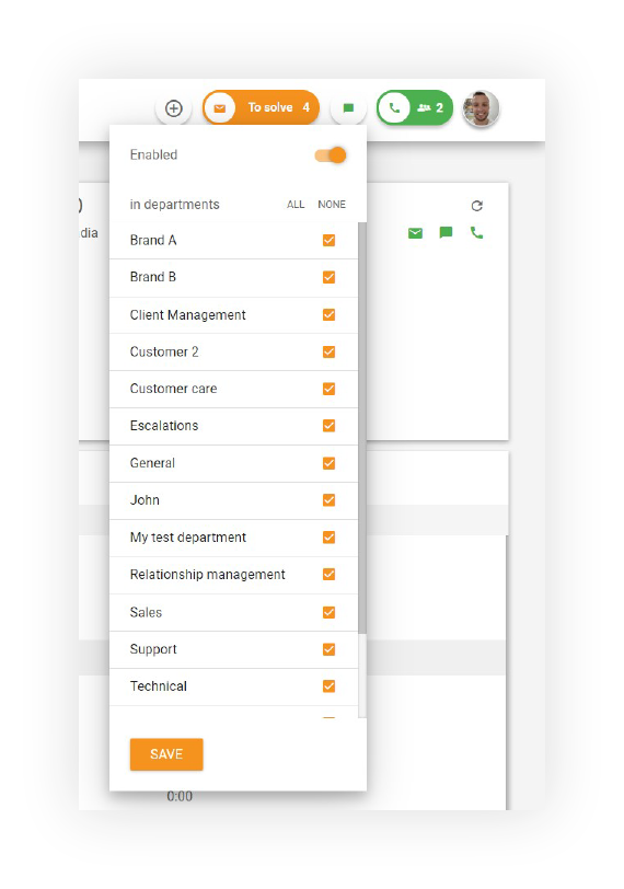 Afdelingen-functie-LiveAgent