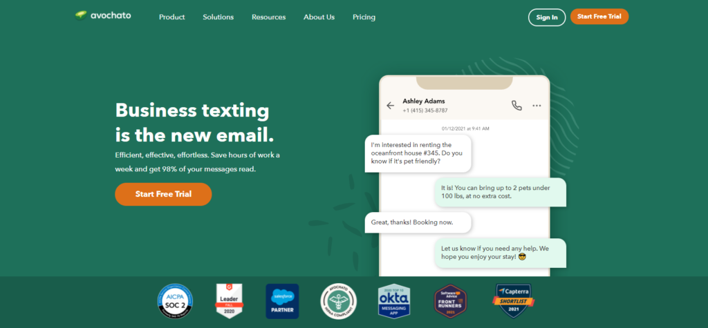 Avochato startpagina