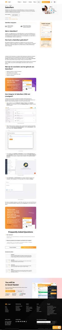 De oplossing voor het beheer van klantenrelaties van Salesflare oplossing wordt geleverd als een integratie voor LiveAgent. Automatiseer en houd bij wat er gebeurt vanuit uw LiveAgent-dashboard.