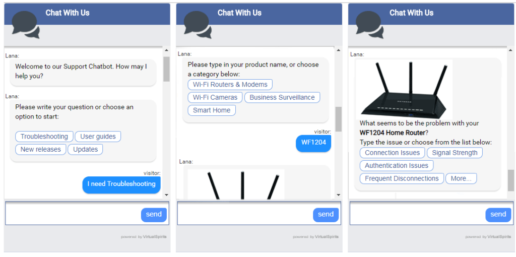 Chatbot - voortdurende chat met klant