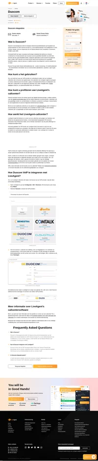 Integratie met Duocom VoIP-provider en LiveAgent callcenter is snel en eenvoudig. Dit artikel laat u zien hoe.
