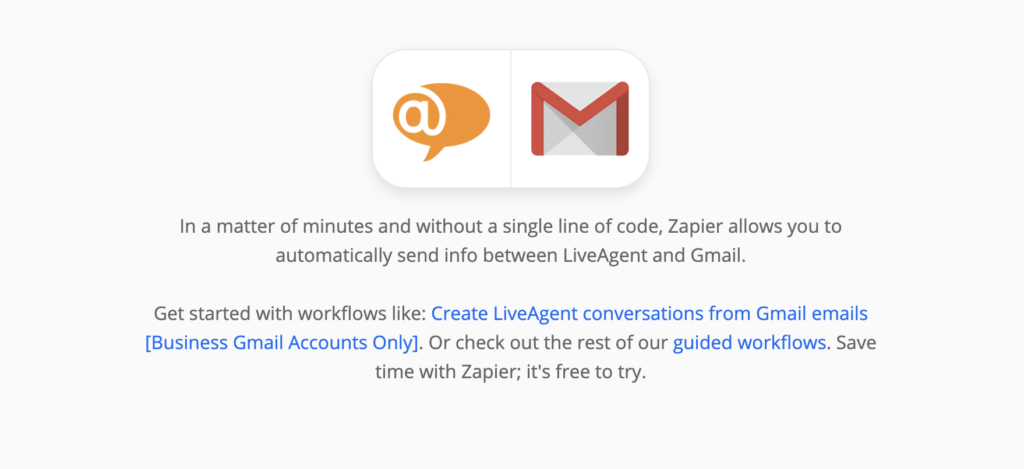 Uitleg van LiveAgent en Gmail-integratie op Zapier