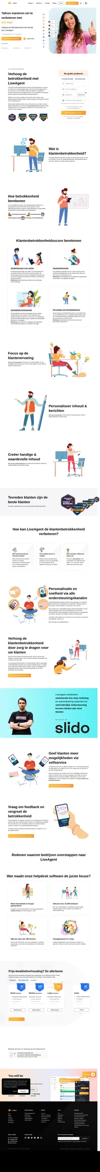 Verhoog de klantenbetrokkenheid met gepersonaliseerde ondersteuning via meerdere kanalen. Laat uw klanten met een goed gevoel achter, elke keer dat ze contact hebben met uw bedrijf.