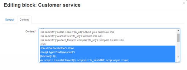 cs-cart-liveagent-integratie cs-cart LiveAgent integratie