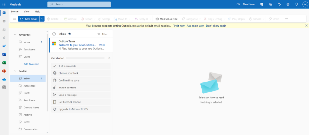 Microsoft365 - Postvak IN van Outlook