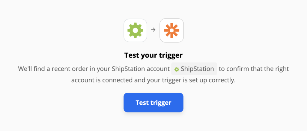 ShipStation-triggertest na configuratie