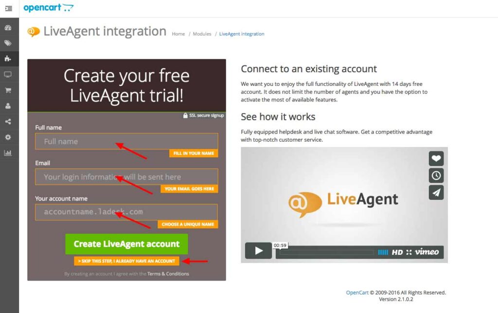 opencart_liveagent-integration5 opencart LiveAgent integratie