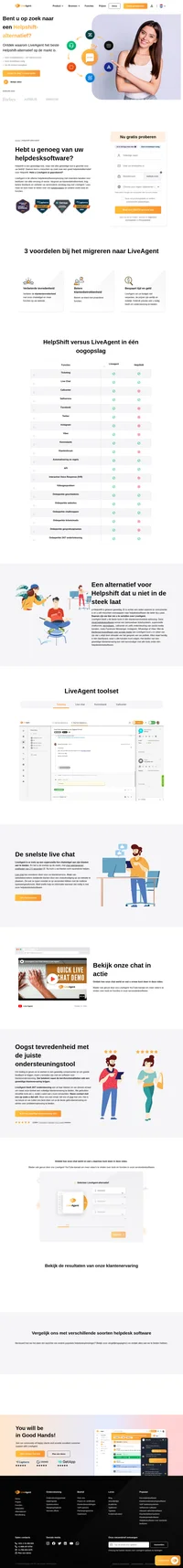 Wilt u migreren van Helpshift naar een andere software voor klantenservice? Bekijk LiveAgent en ontdek of dit de juiste keuze voor u is.