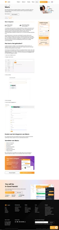 Verbeter uw productiviteit door de integratie van Wavix en LiveAgent. Vereenvoudig klanteninteracties, monitor oproepen effectief en verbeter moeiteloos de service uitmuntendheid.