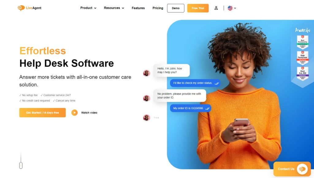 LiveAgent-startpagina met jira-alternatief