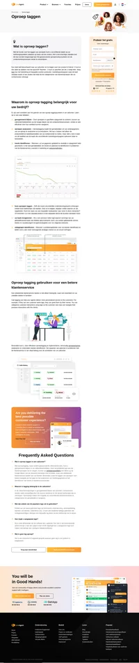 Leer wat oproeptagging is. Begrijp de concepten van klantenondersteuning grondig met eenvoudige uitleg van professionals.