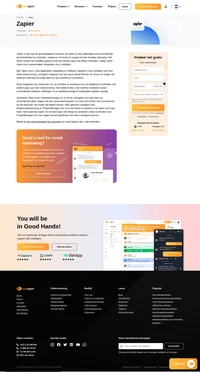 Integreer uw favoriete apps met LiveAgient via Zapier. Met Zapier kunt u verbinding maken met een groot aantal apps zonder ingewikkelde installaties.