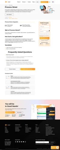 Met Process Street-integratie kunt u uw workflow gemakkelijk beheren vanuit LiveAgent. Integreer het eenvoudig via Zapier en profiteer van voordelen.