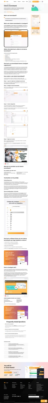LiveAgent is een helpdeskoplossing die ook een kennisbank biedt. Lees meer over de interne kennisbank en ontvang een gratis proefversie.
