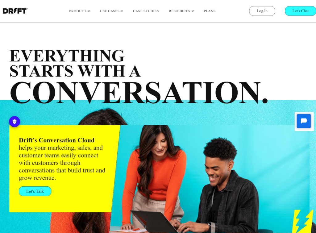 Drift-startpagina - Conversationeel marketingplatform als alternatief voor intercom