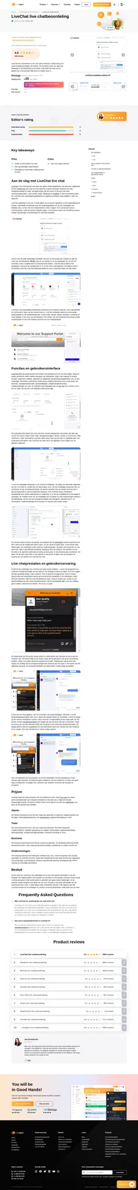 Overweegt u LiveChat voor uw live chatbehoeften? Bekijk onze beoordeling en ontdek hoe het presteerde tijdens onze algemene tests.