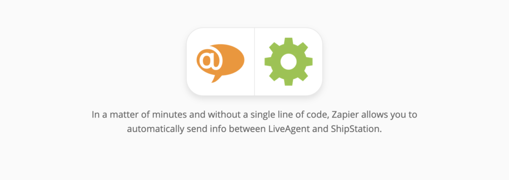 LiveAgent en ShipStation-integratiepagina op Zapier
