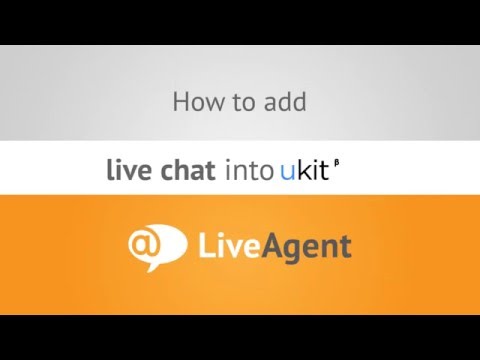 Youtube video: How to add live chat into uKit website www.liveagent.com